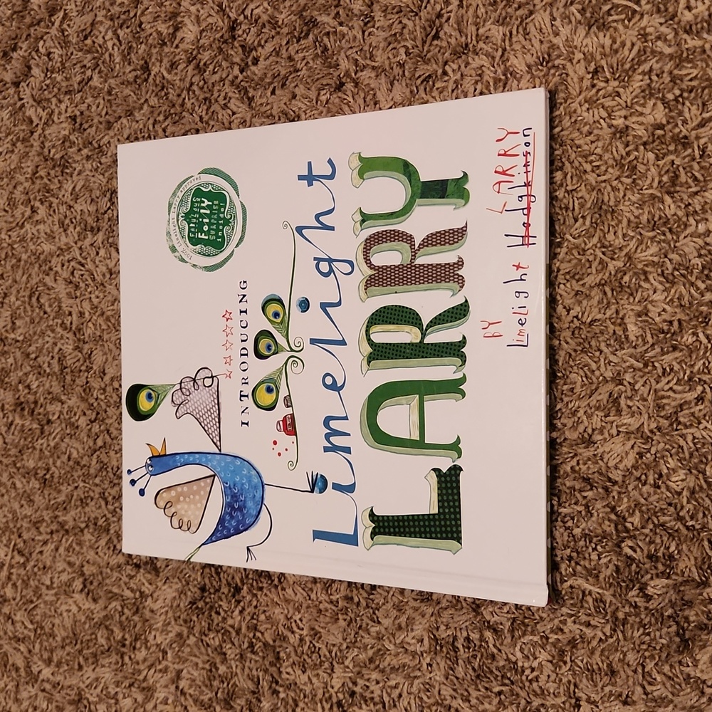 Introducing Limelight Larry Hardback Children's book
